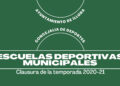 Las escuelas deportivas municipales cierran la temporada 2020-21