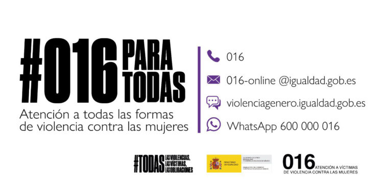 016, el servicio de atención a todas las formas de violencia contra las mujeres