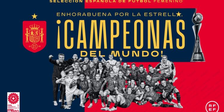 La Selección Española de fútbol femenino, campeona del mundo