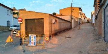 Obras de remodelación en Camino Los Polos